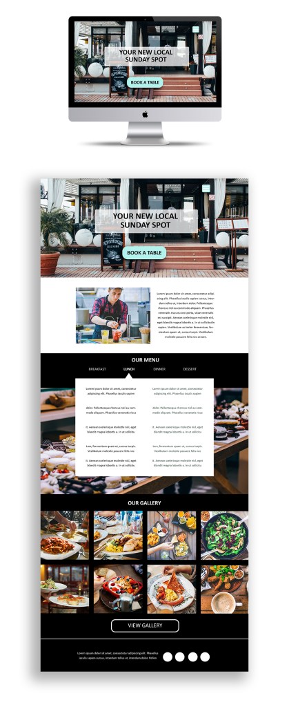 website mock-up_restaurant